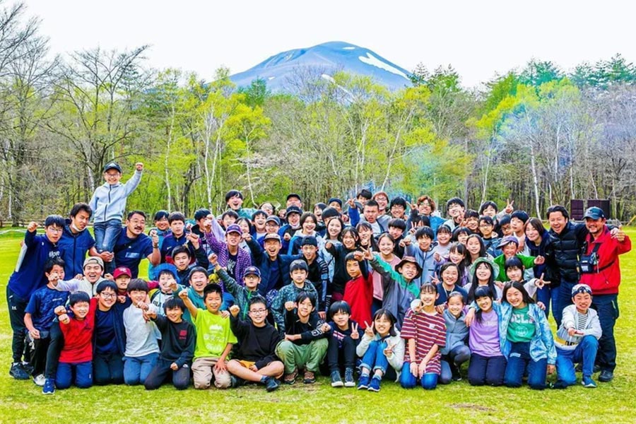 中高生キャンプ集合